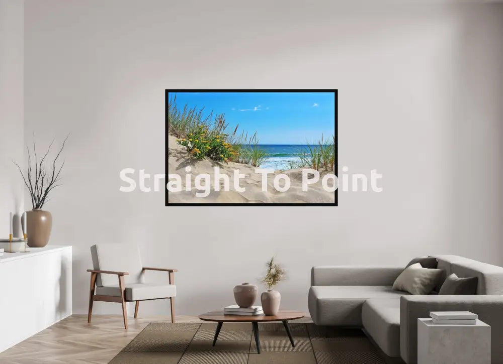 Beach Flower 69.2 x 47″ / Matte WhiteWall App Product