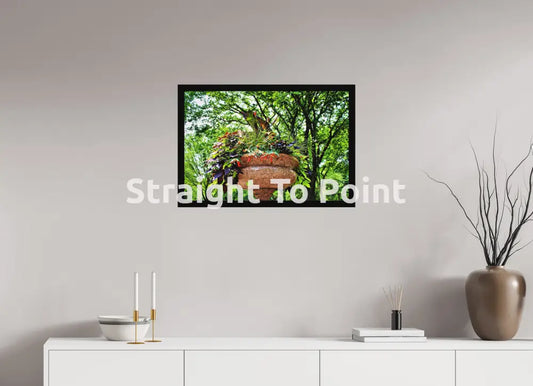 Beautiful Planter 28.9 x 20″ / Matte WhiteWall App Product